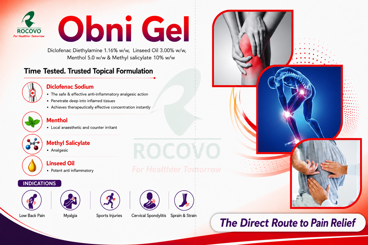 Rocovo OBNI-Gel product brochure